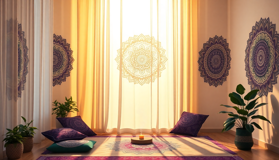 Elevate Your Space: Infusing Spiritual Serenity with Mandala Designs