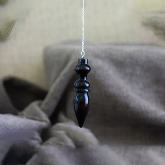 Natural Wooden Pendulum – Karnak Egyptian Style for Divination & Chakra Healing